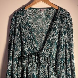 TopShop Green Romper, Size 14